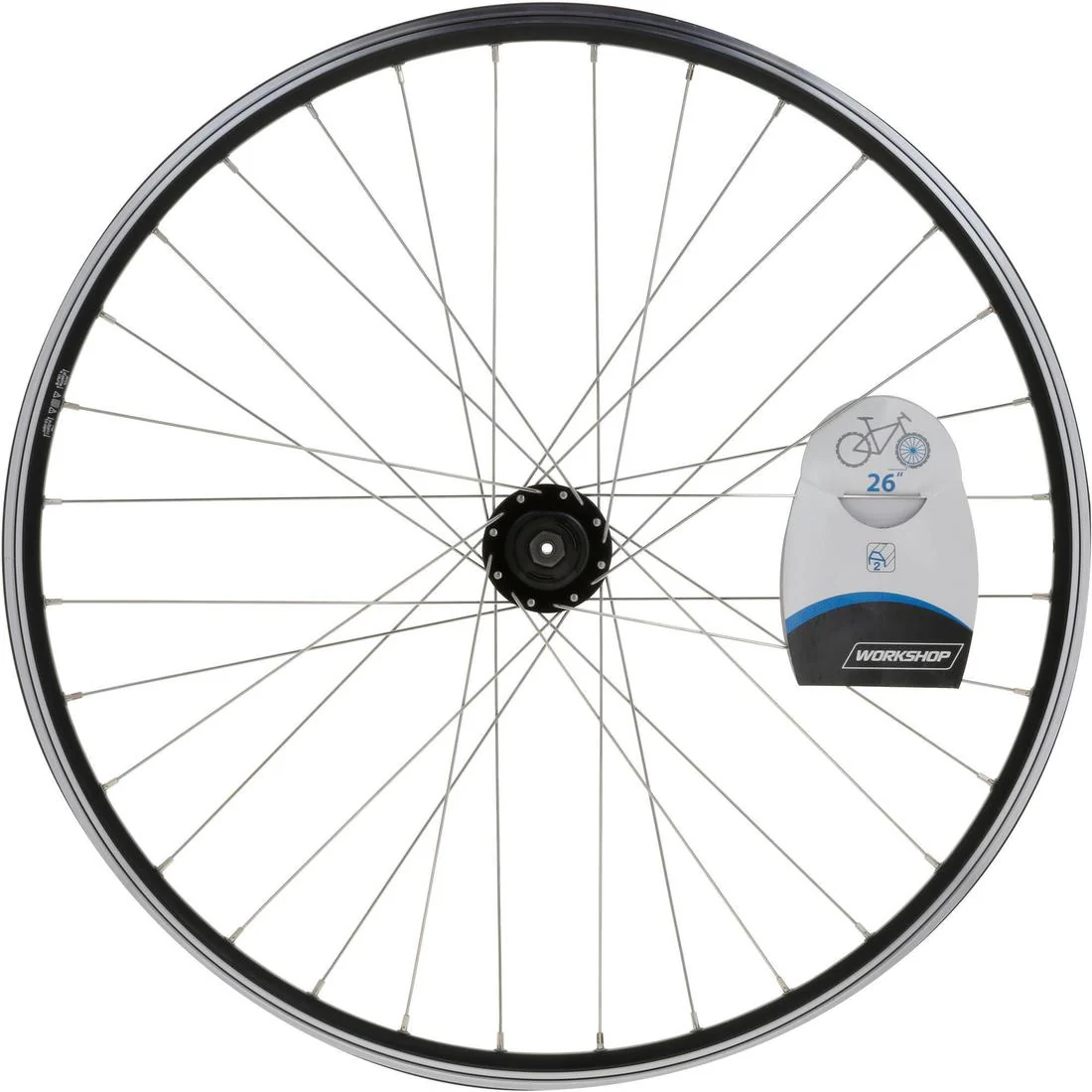 LLANTA BTT 26" DISCO / V-BRAKE NEGRO DELANTERA - Image 5
