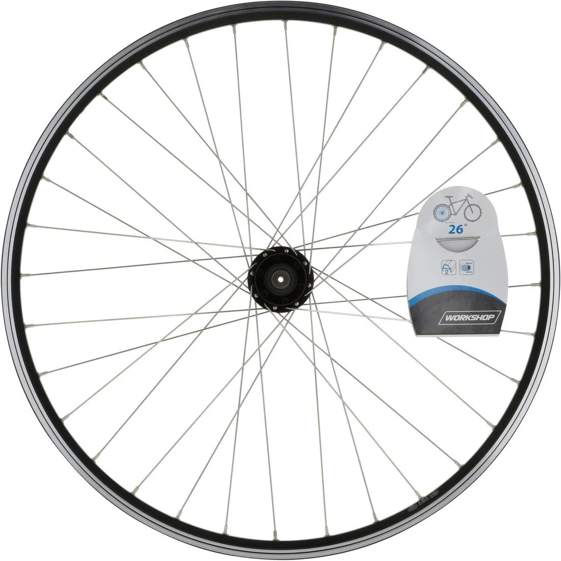 LLANTA BTT 26" DISCO / V-BRAKE NEGRO TRASERA - Image 4
