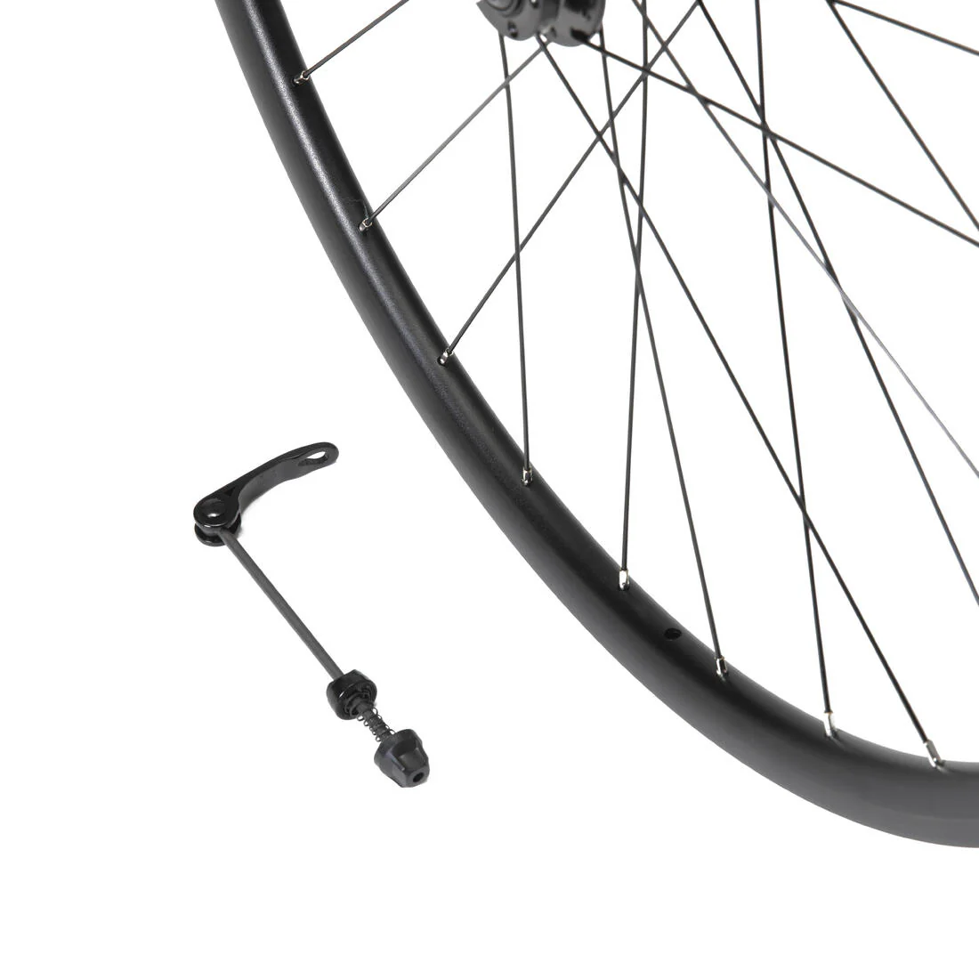Rueda de ciclismo de carretera delantera con freno de disco de cierre rápido 520 - Image 5