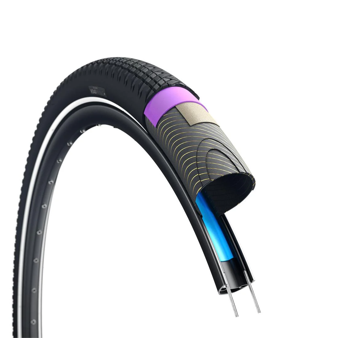 Llanta para bicicleta todocamino eléctrica RoadProtect+ de 28 x 1.85"/700 x 47mm - Image 3