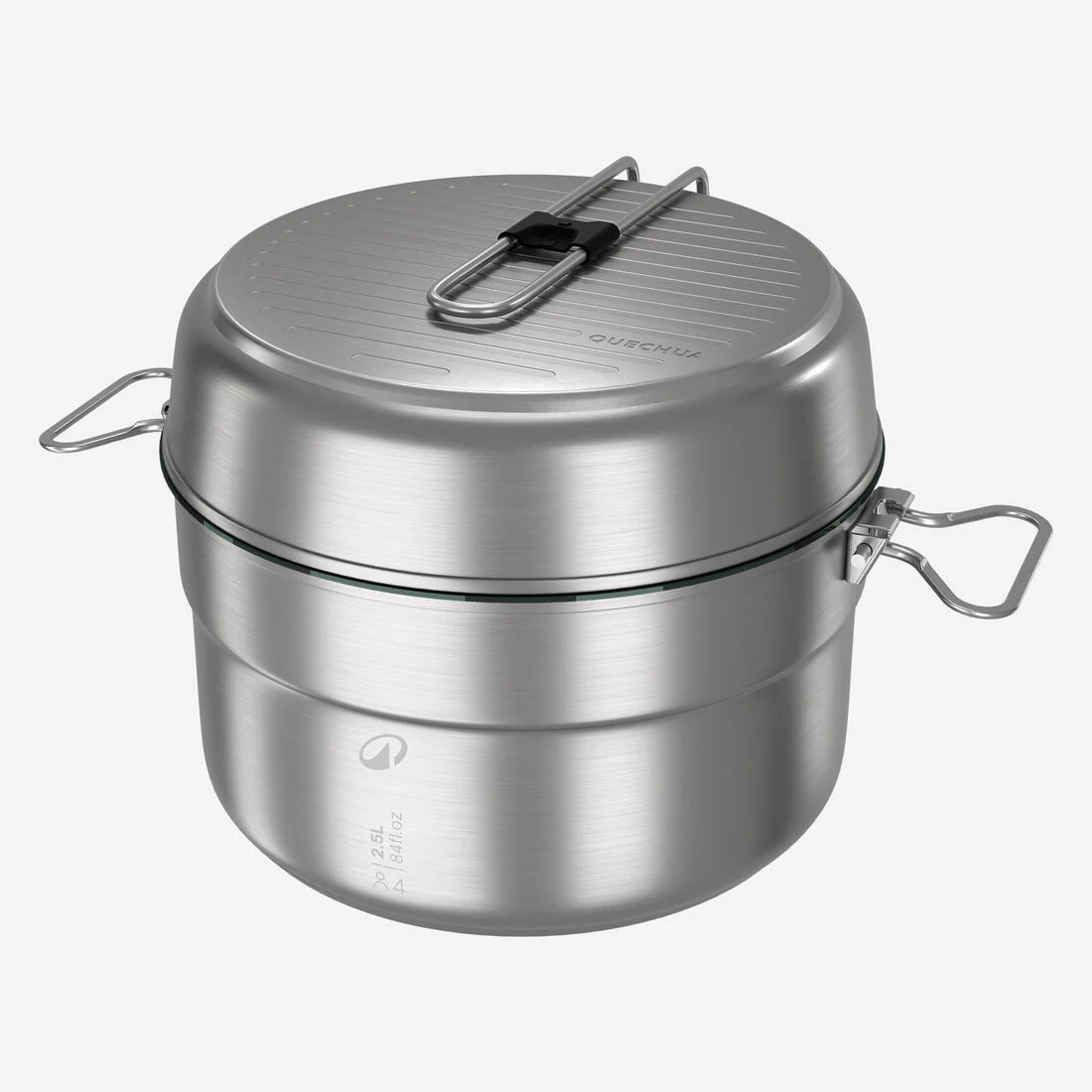 Lonchera de camping de acero inoxidable antiadherente para 4 personas 500 - Image 3