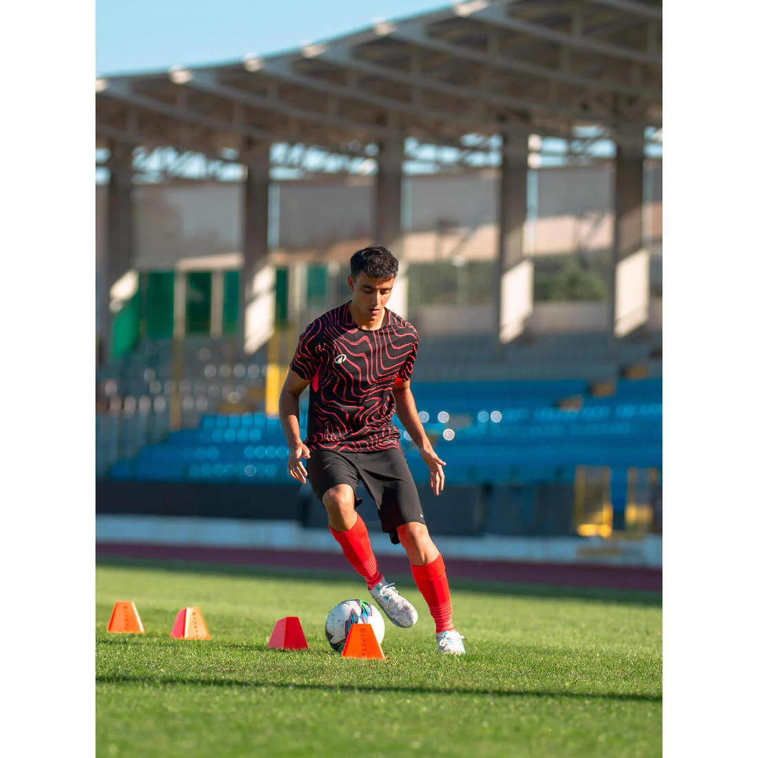 Lote de 6 conos de entrenamiento Essential 15 cm naranja - Image 6