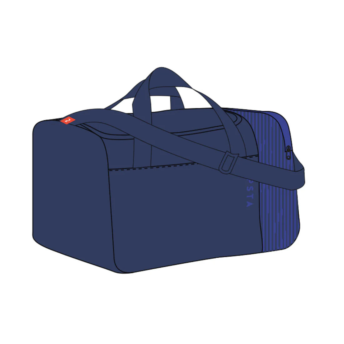 Maleta deportiva 35 L - ESSENTIAL - Azul intenso - Image 26