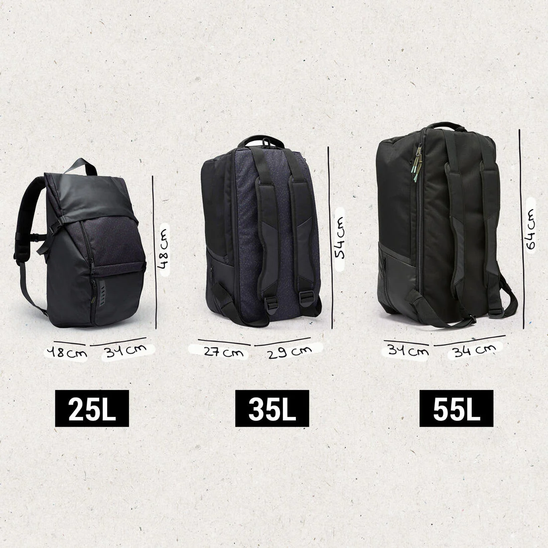 Maleta deportiva de 35 L negra Urban - Image 10