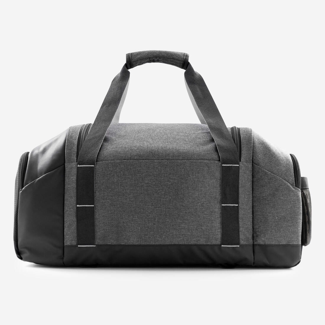 Maleta deportiva negra con gris de 55 L Academic - Image 8