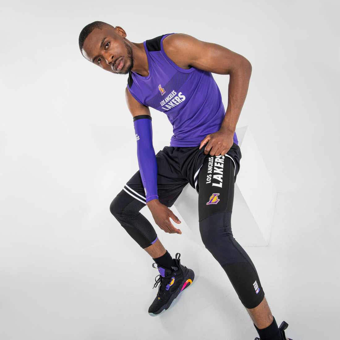 Mallas de básquetbol 3/4 Adulto Tarmak NBA Los Angeles Lakers - Image 10