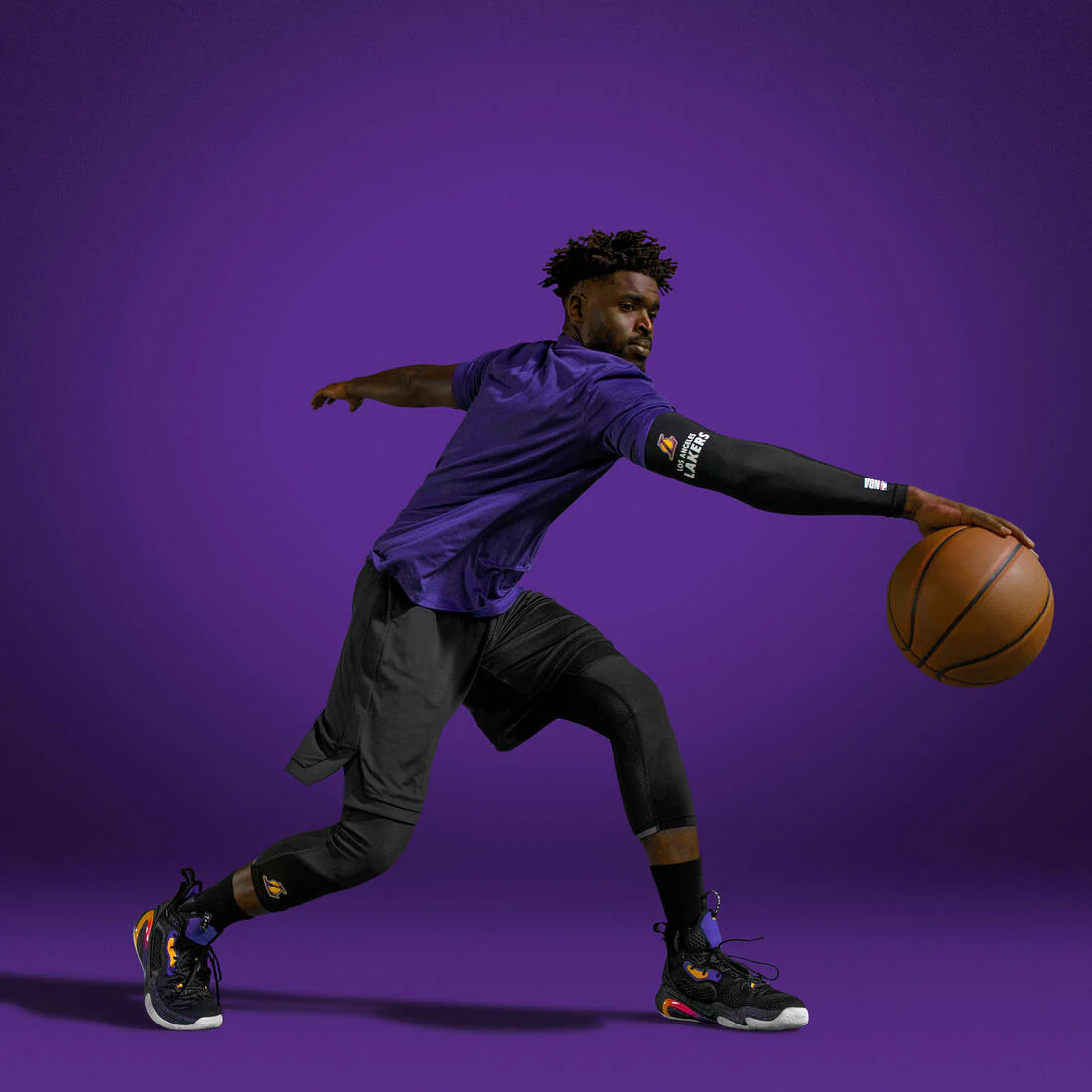 Mallas de básquetbol 3/4 Adulto Tarmak NBA Los Angeles Lakers - Image 18