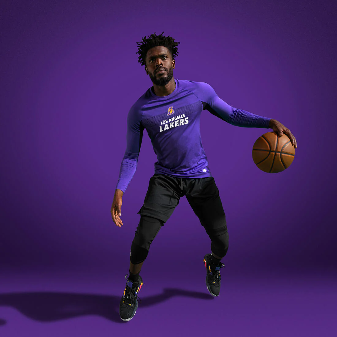 Mallas de básquetbol 3/4 Adulto Tarmak NBA Los Angeles Lakers - Image 23