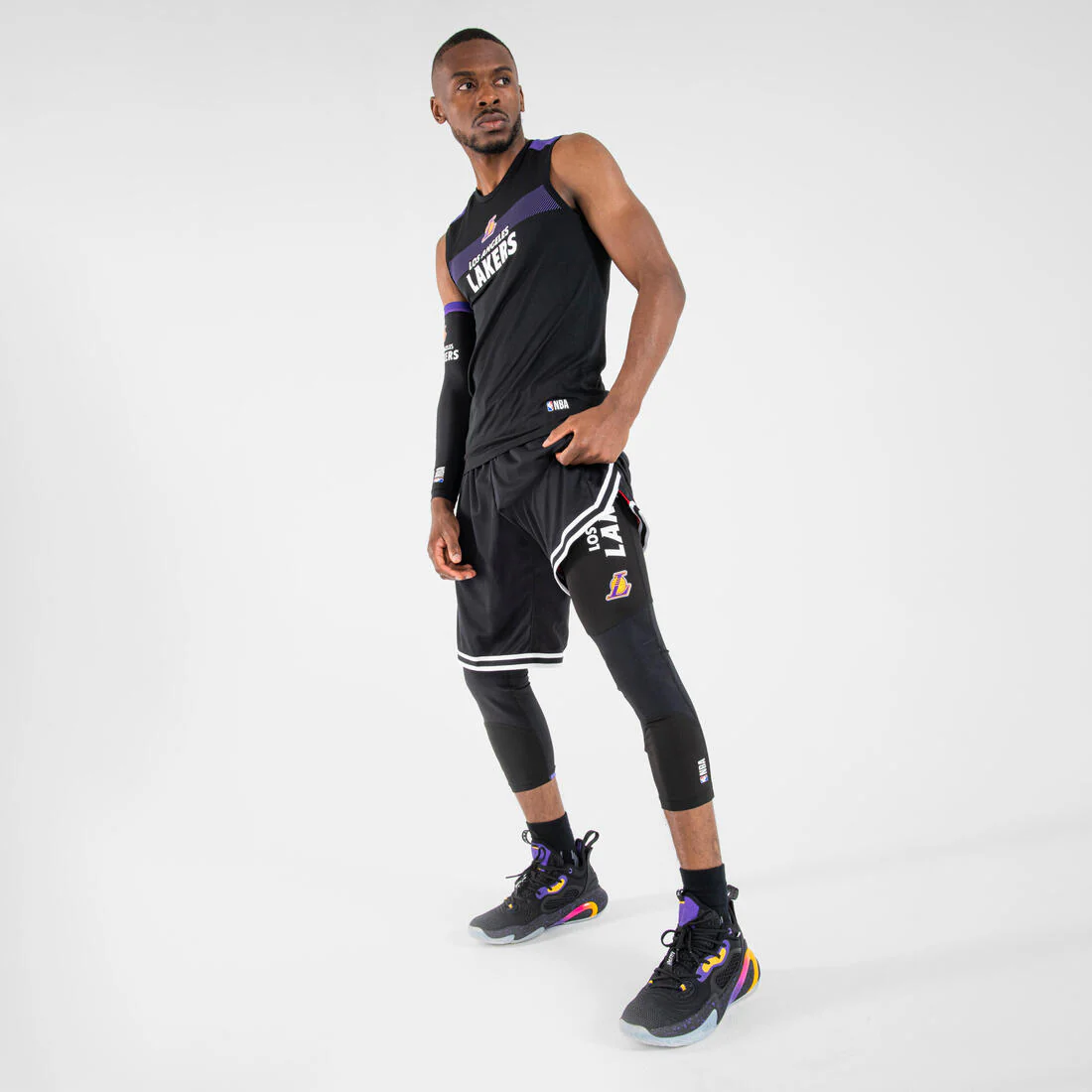 Mallas de básquetbol 3/4 Adulto Tarmak NBA Los Angeles Lakers - Image 5