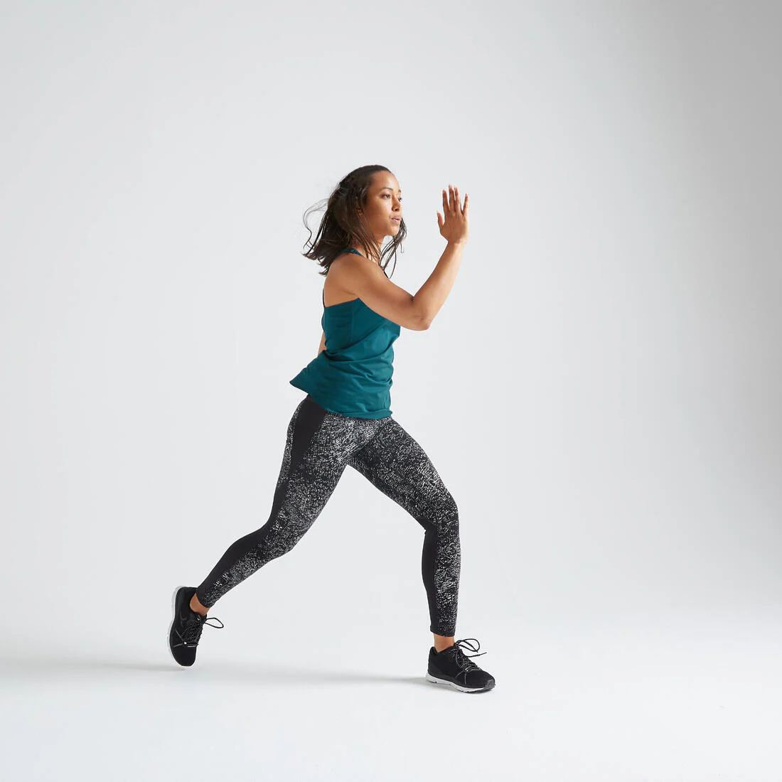 Mallas de Fitness Cardio Mujer Negro Talle Alto Moldeadoras - Image 9