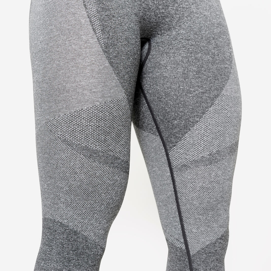 Mallas de Fitness Gris Sin Costuras Cintura Alta Bolsillo para Teléfono - Image 19