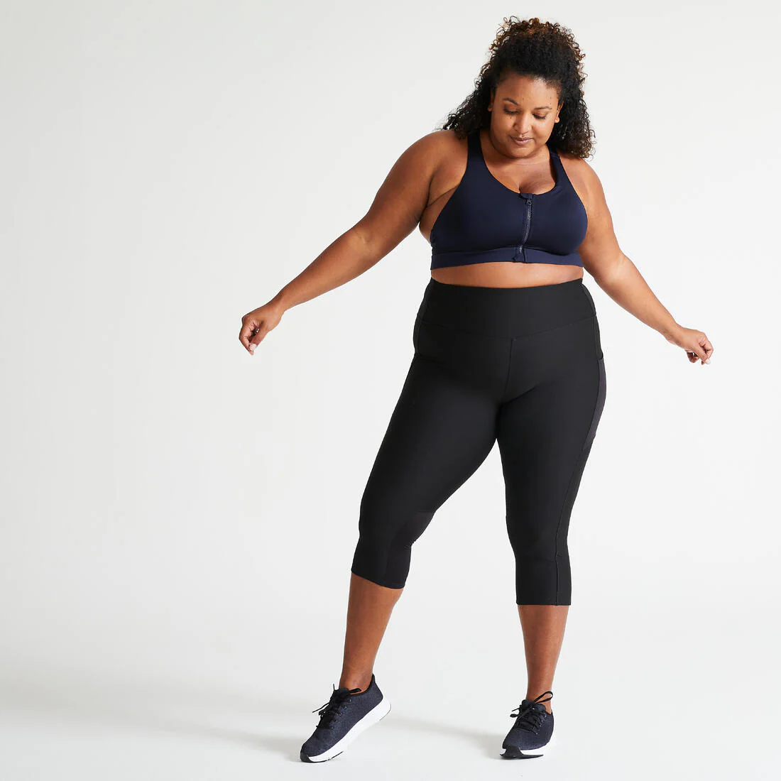 Mallas de fitness para mujer con bolsillo para teléfono talla grande 7/8 - Image 2