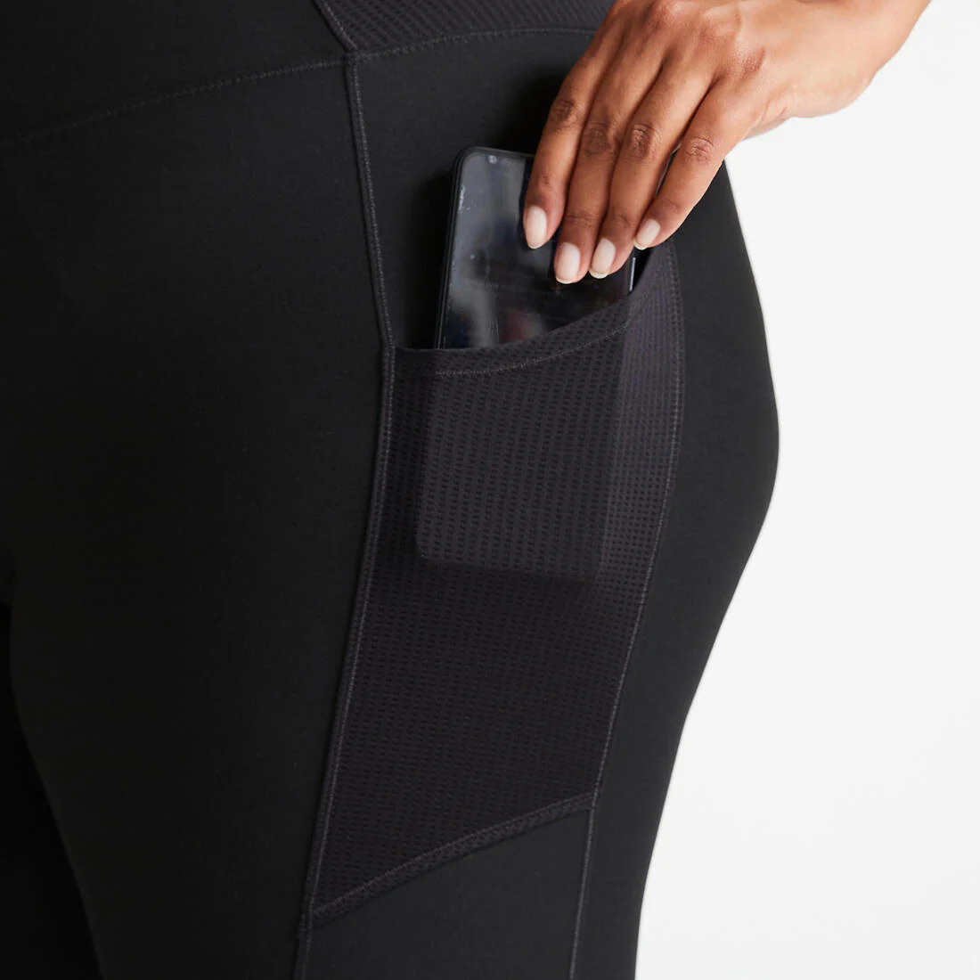 Mallas de fitness para mujer con bolsillo para teléfono talla grande 7/8 - Image 5