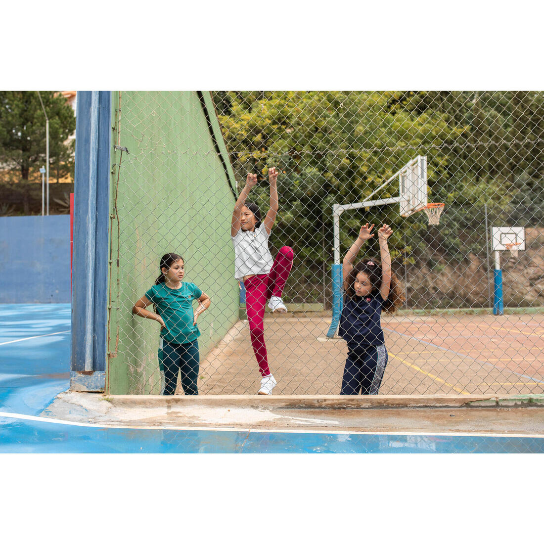 Mallas de talle alto con bolsillo para niños S500 - Image 24