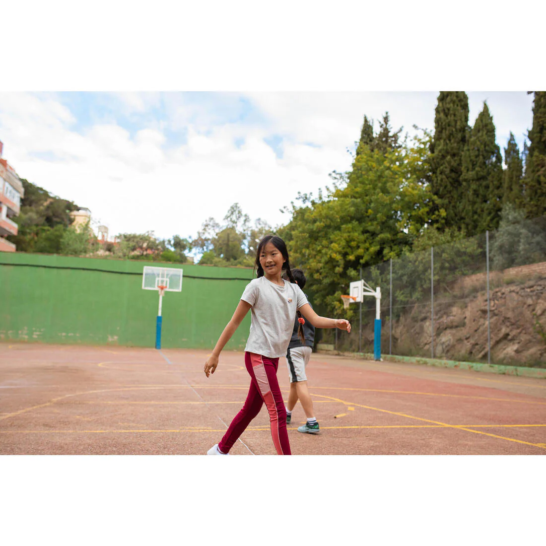 Mallas de talle alto con bolsillo para niños S500 - Image 28