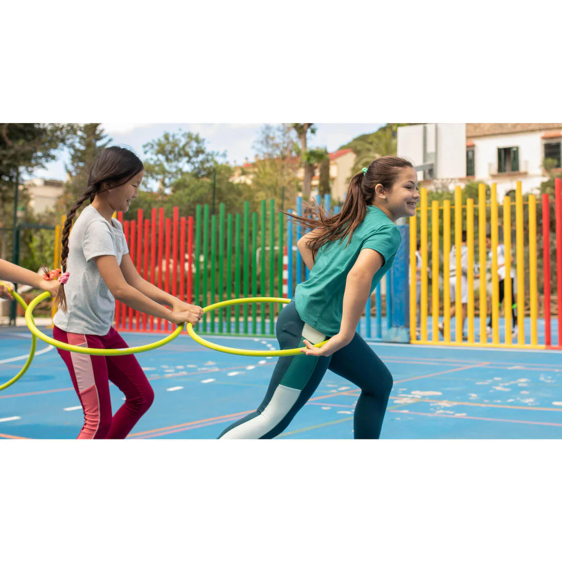 Mallas de talle alto con bolsillo para niños S500 - Image 29