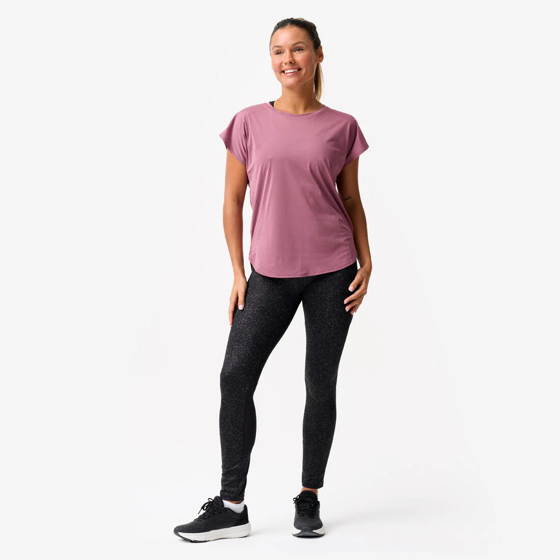 Mallas Fitness Cardio Mujer Negro Bolsillo Teléfono - Image 10