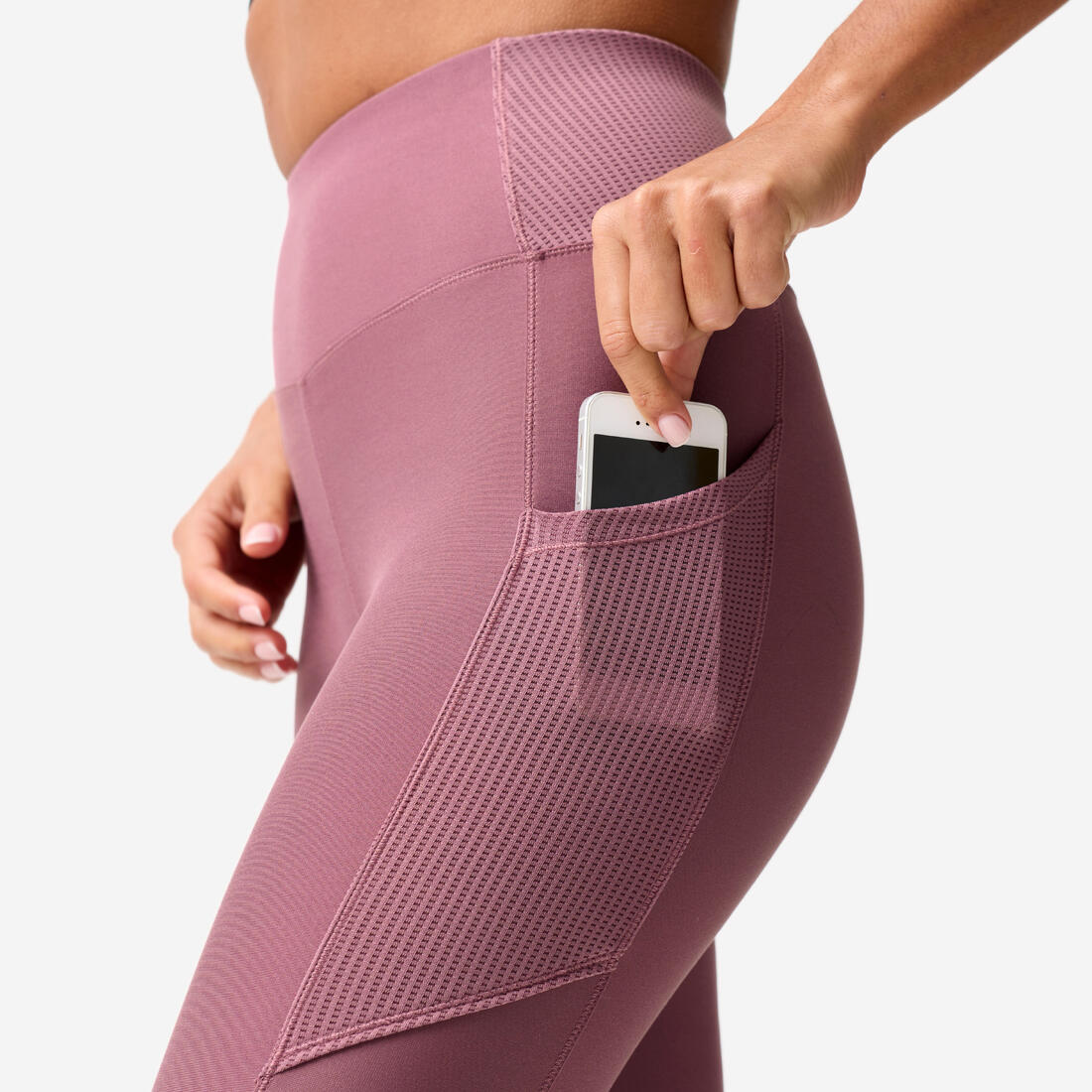 Mallas Fitness Cardio Mujer Negro Bolsillo Teléfono - Image 12