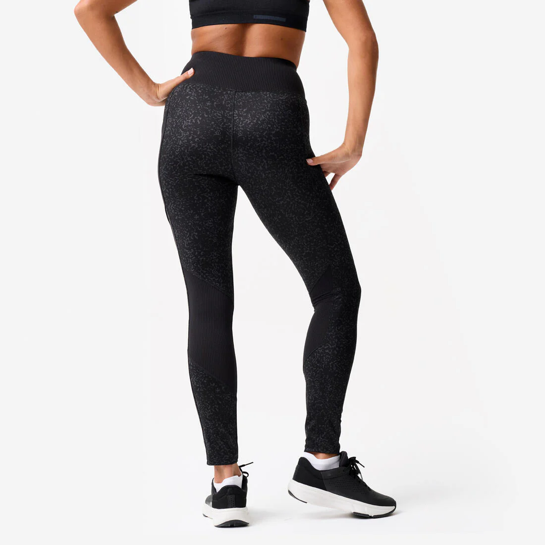 Mallas Fitness Cardio Mujer Negro Bolsillo Teléfono - Image 13