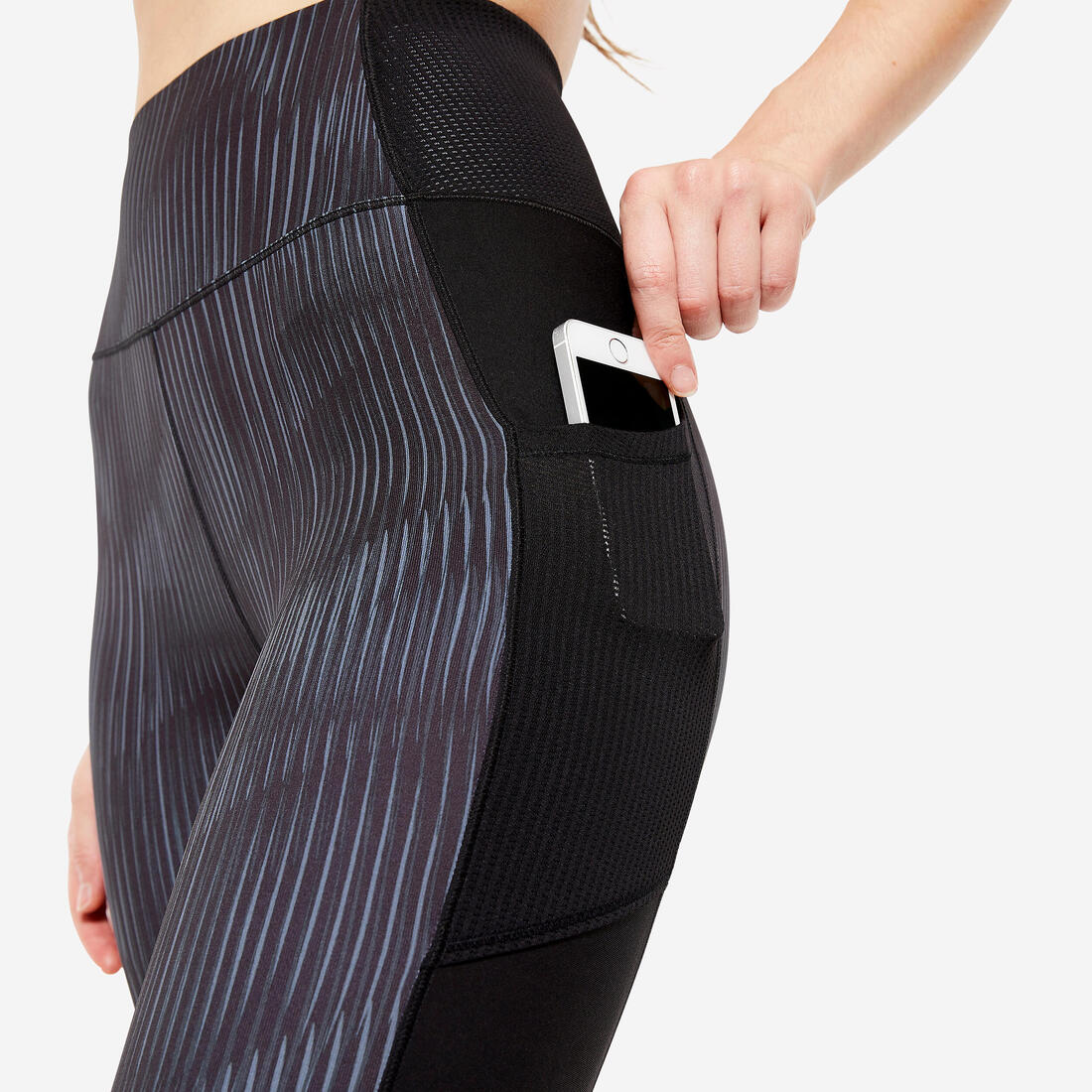 Mallas Fitness Cardio Mujer Negro Bolsillo Teléfono - Image 16