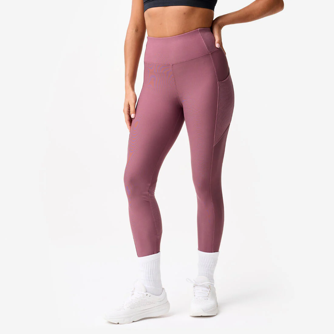 Mallas Fitness Cardio Mujer Negro Bolsillo Teléfono - Image 2