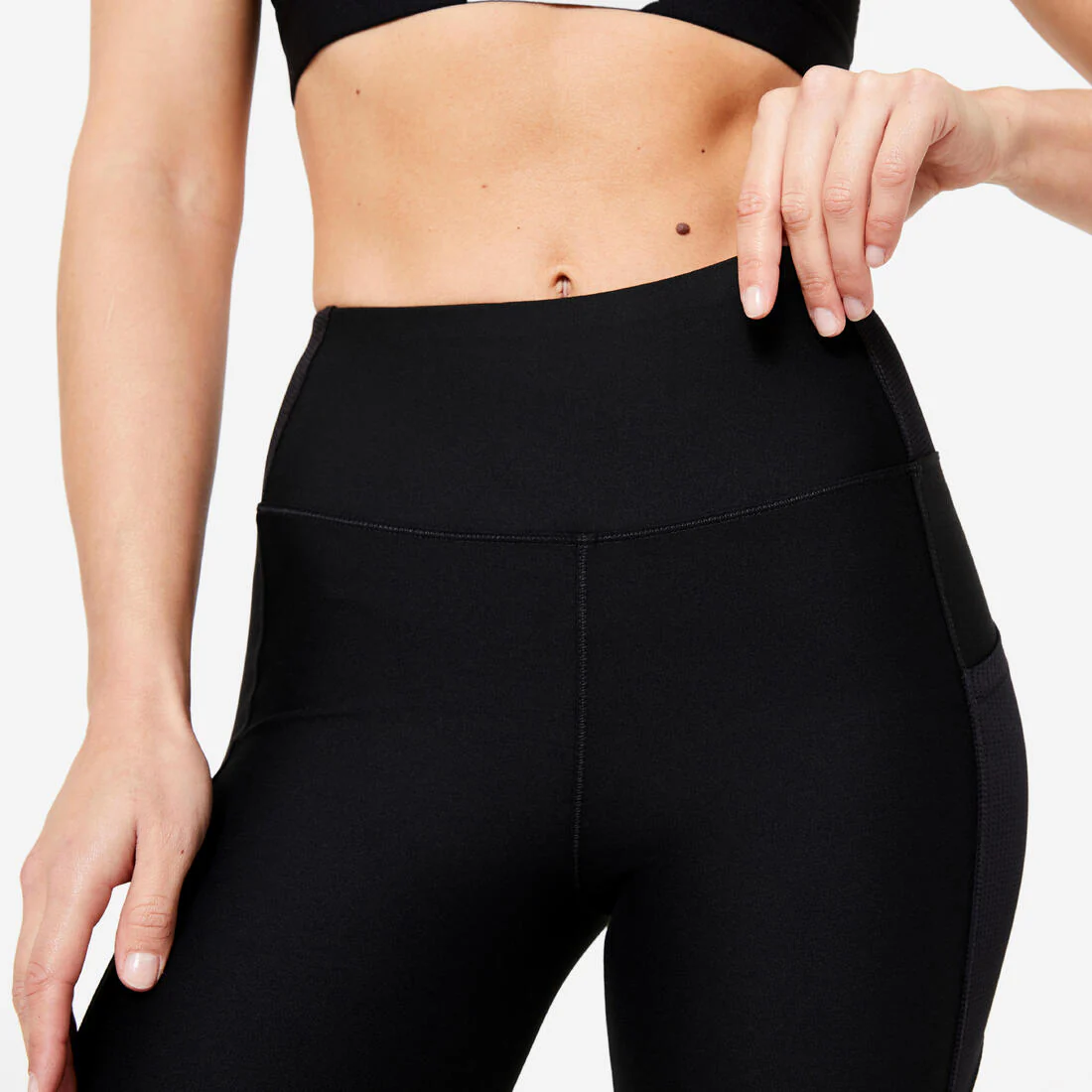 Mallas Fitness Cardio Mujer Negro Bolsillo Teléfono - Image 25