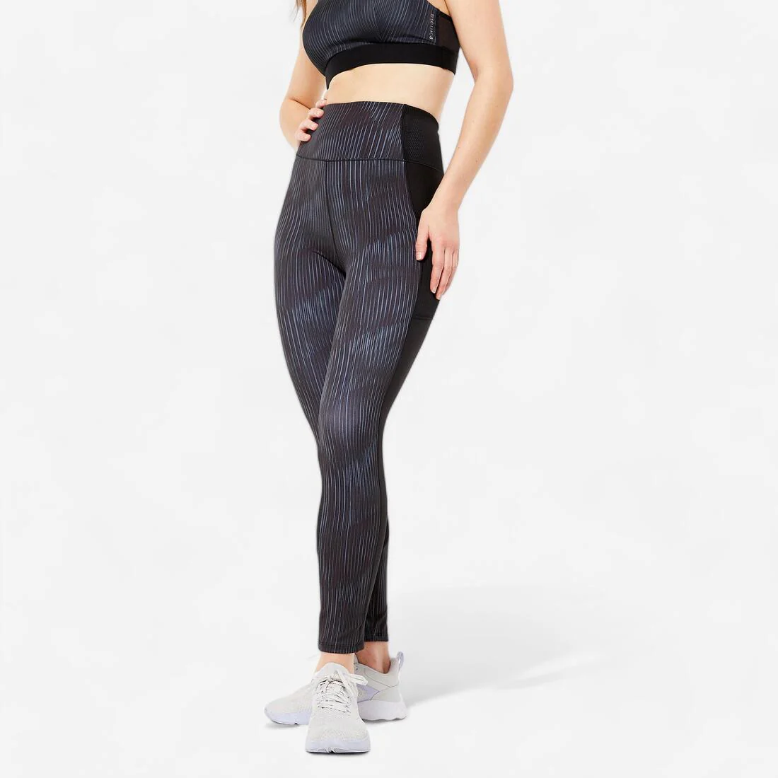 Mallas Fitness Cardio Mujer Negro Bolsillo Teléfono - Image 4