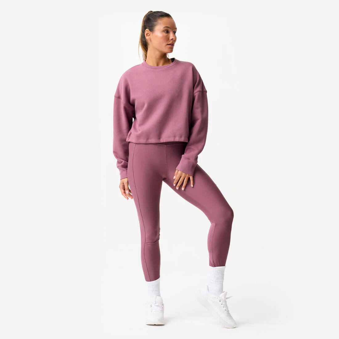 Mallas Fitness Cardio Mujer Negro Bolsillo Teléfono - Image 7