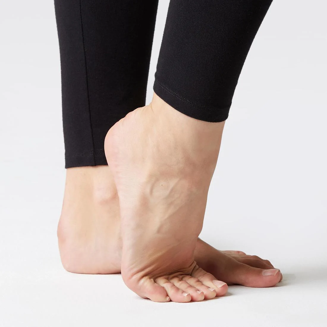 Mallas Fitness Salto 100 Mujer Gris Oscuro Jaspeado Slim - Image 11