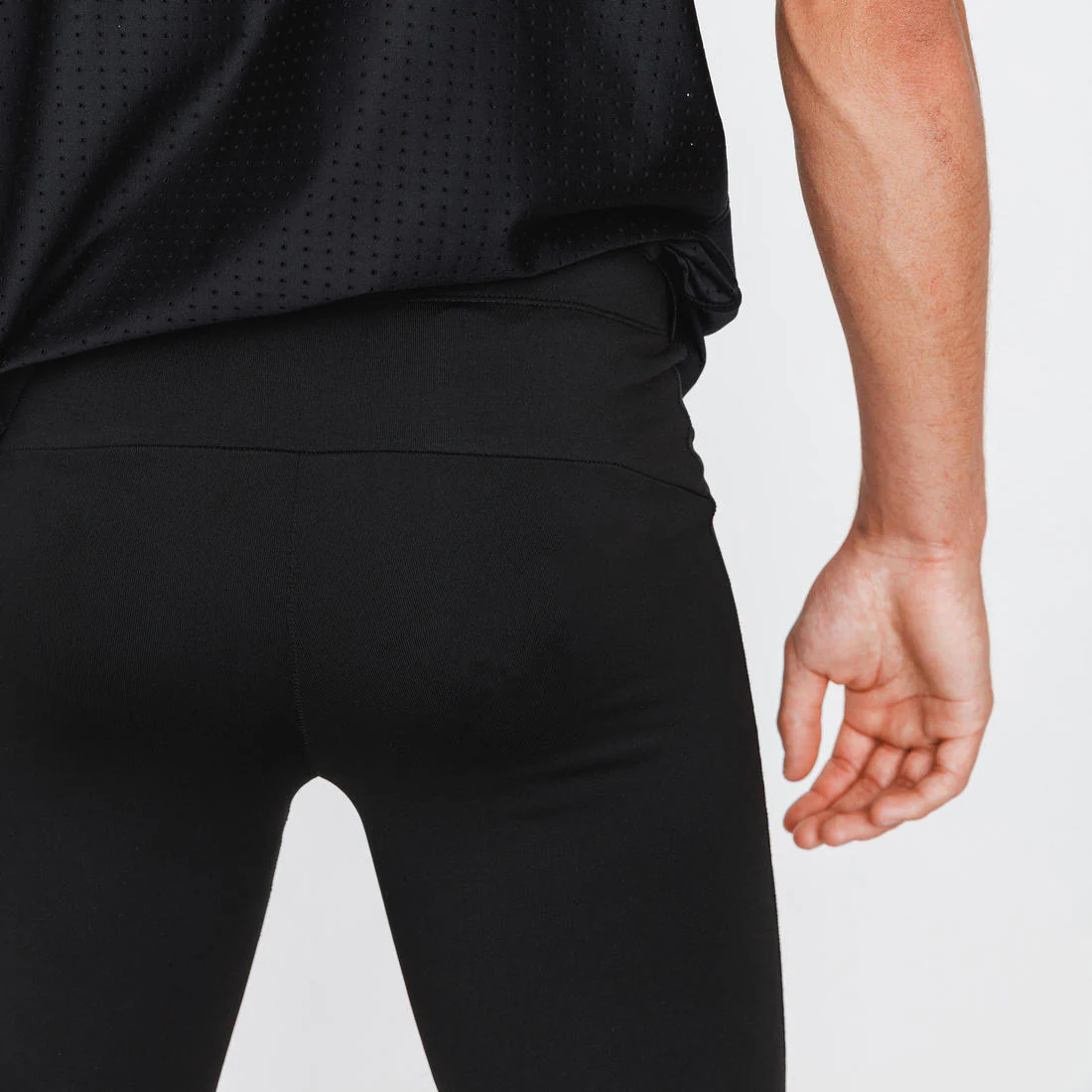 Mallas largas de running negras para hombre Kalenji Warm - Image 20