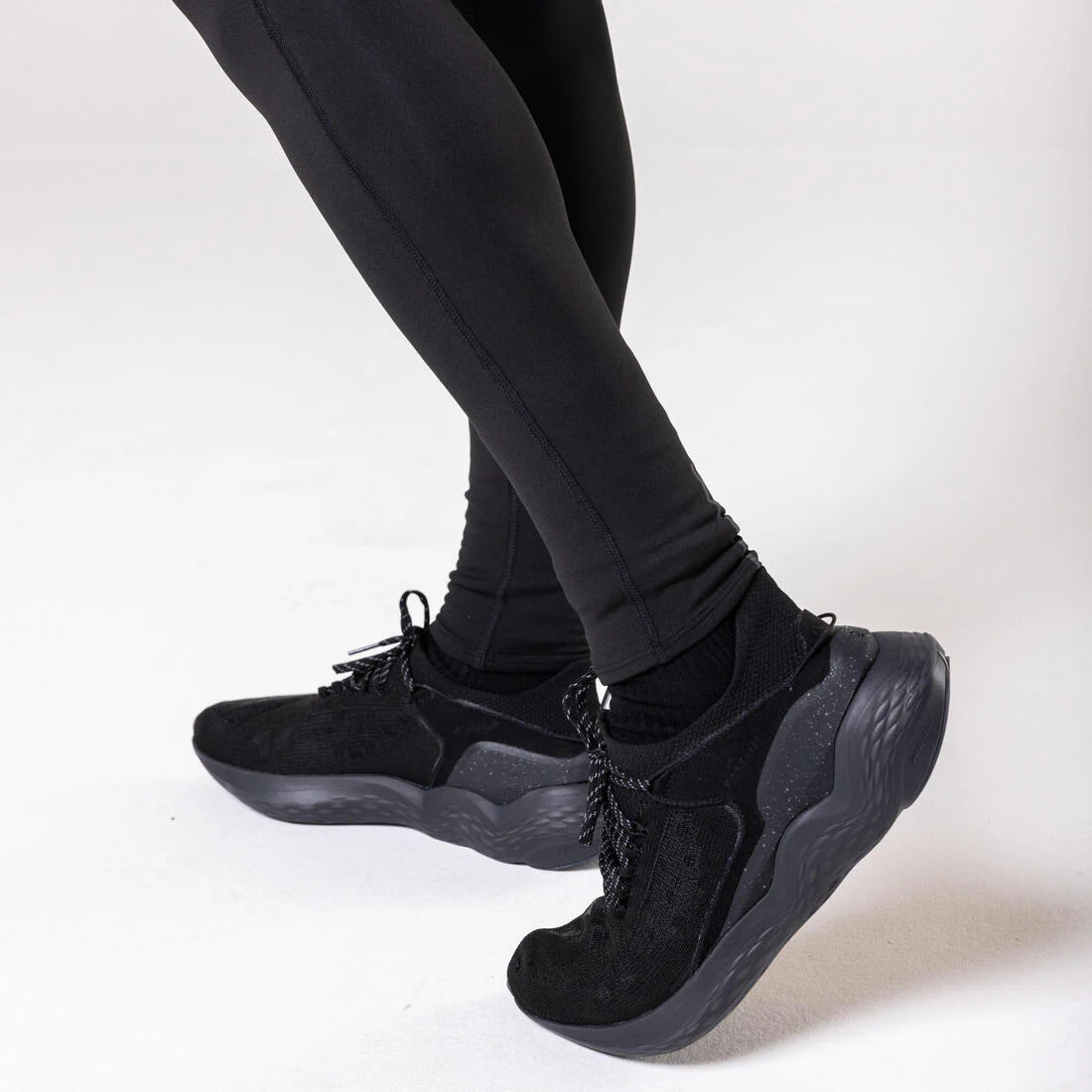 Mallas largas de running negras para hombre Kalenji Warm - Image 38