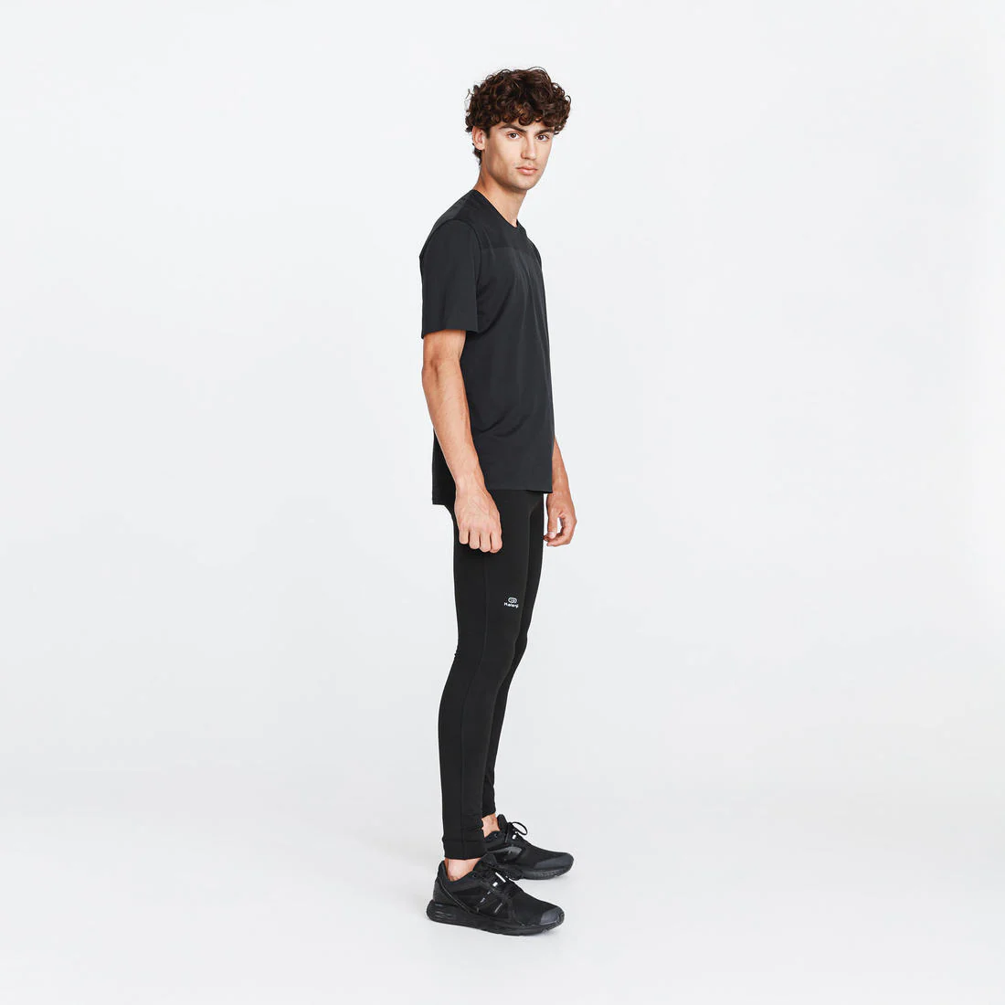 Mallas largas de running negras para hombre Kalenji Warm - Image 4