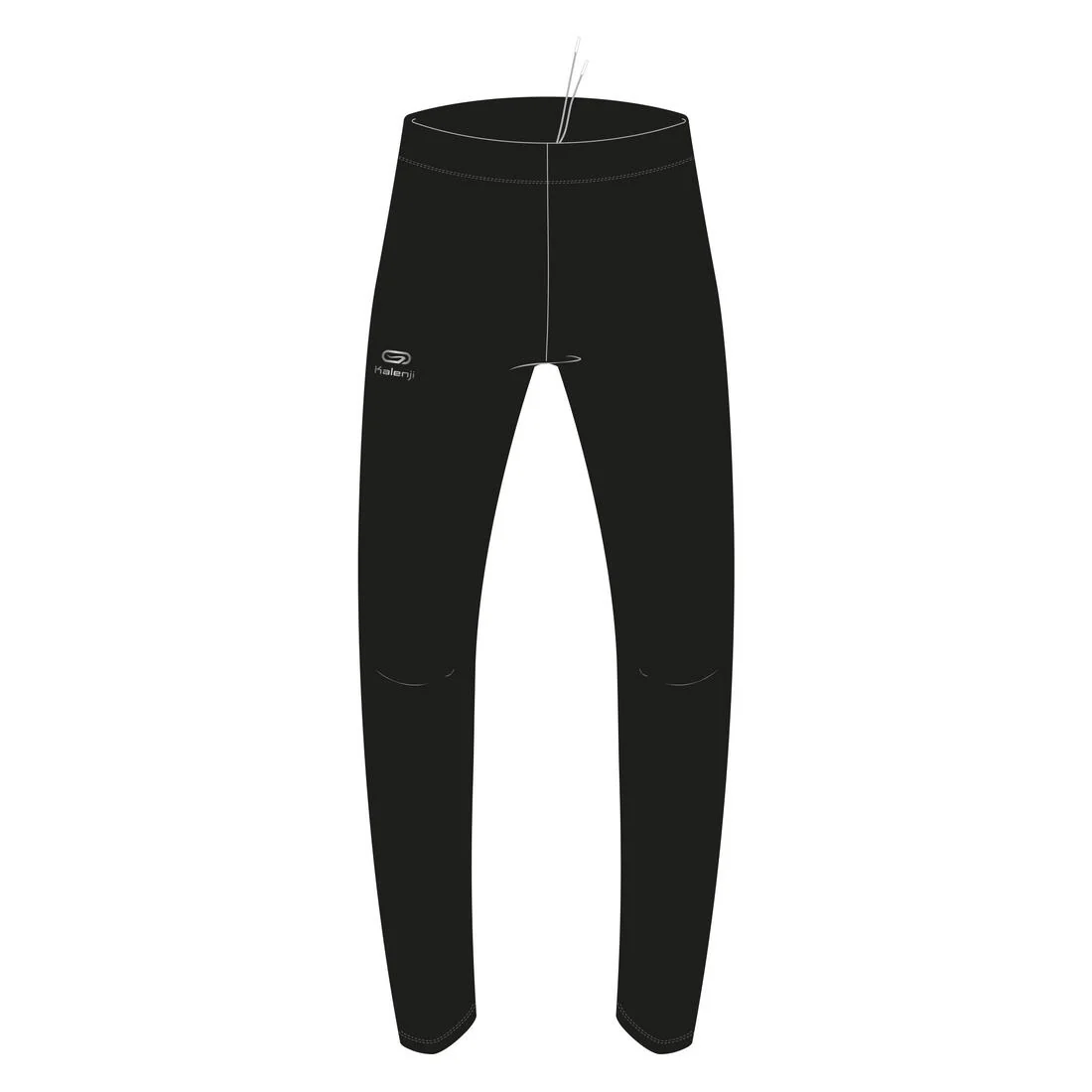 Mallas largas de running negras para hombre Kalenji Warm - Image 8
