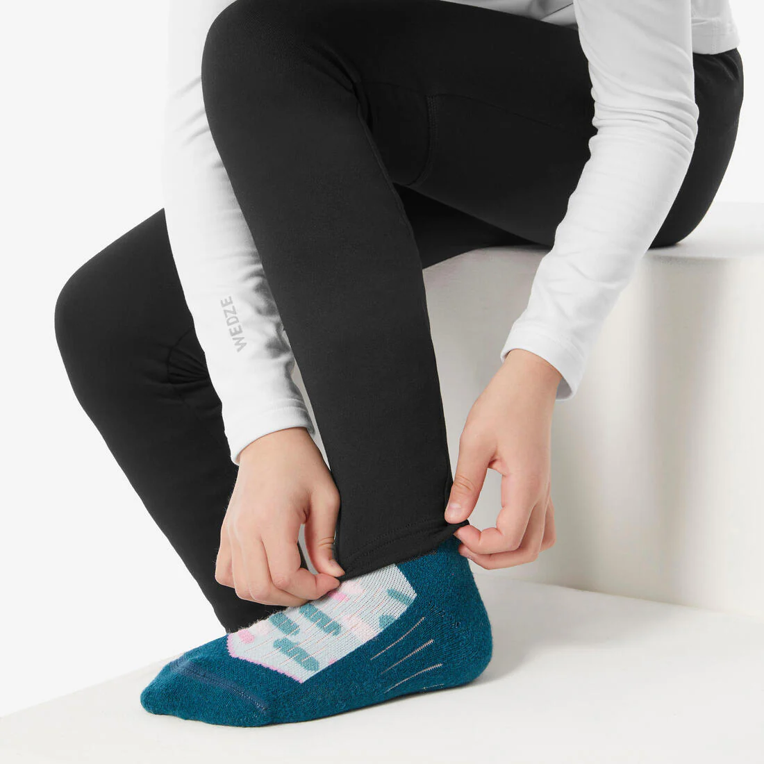 Mallas térmicas de esquí negras para niños BL 500 - Image 16