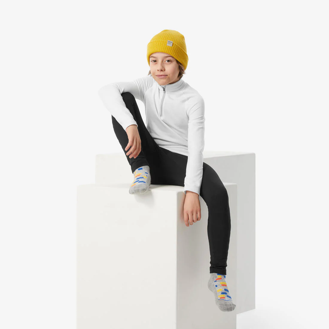 Mallas térmicas de esquí negras para niños BL 500 - Image 18