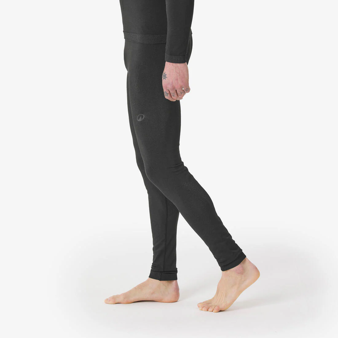 Mallas térmicas de esquí sin costuras negras para hombre BL 500 - Image 4