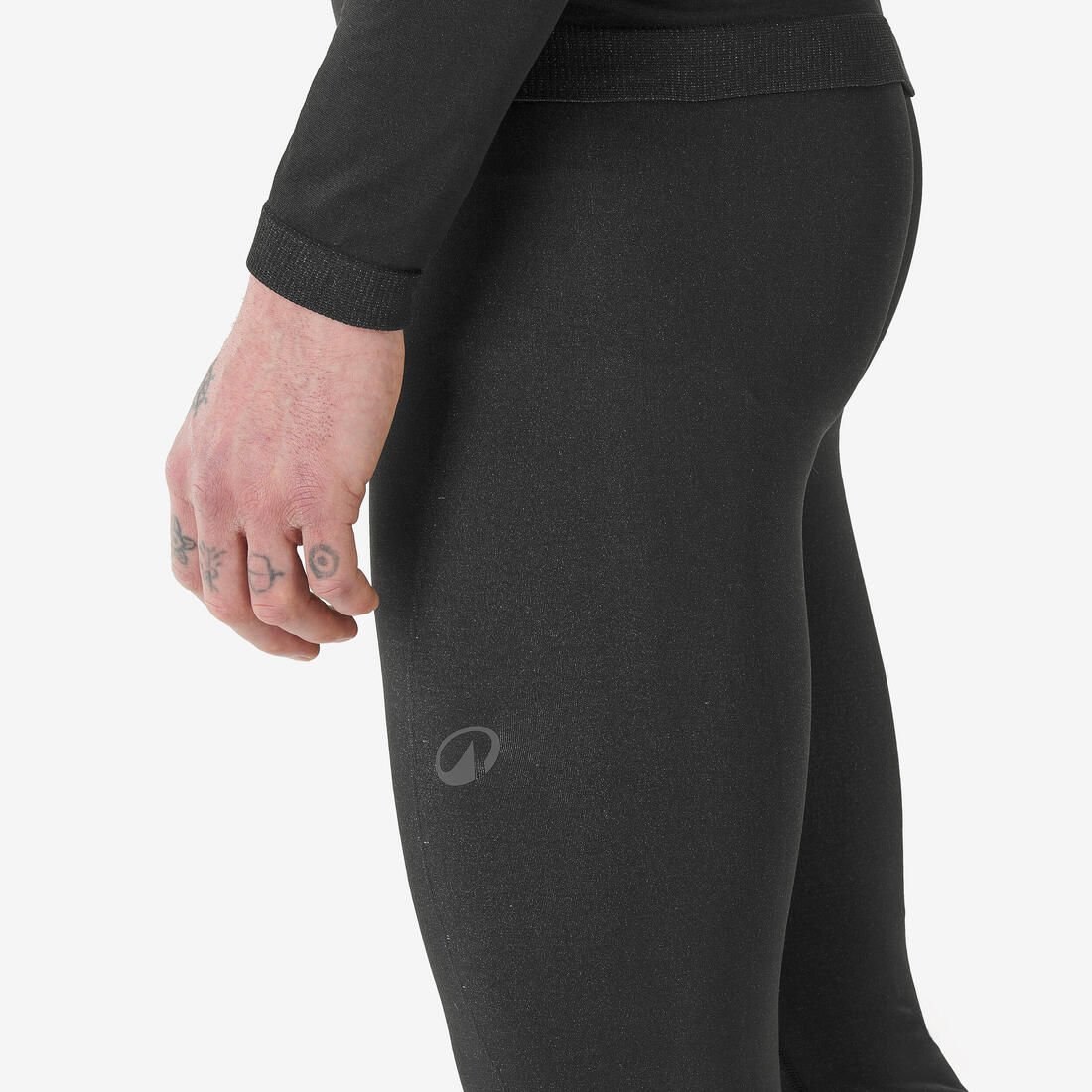 Mallas térmicas de esquí sin costuras negras para hombre BL 500 - Image 5
