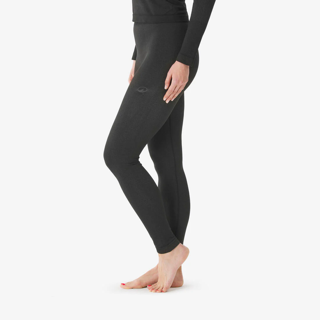 Mallas térmicas de esquí sin costuras negras para mujer BL 500 - Image 3