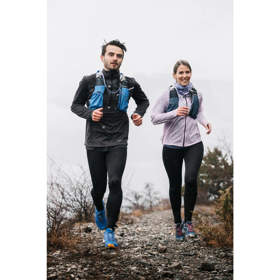 Mallas Trail Running Emboss Hombre Negro Largo - Image 12