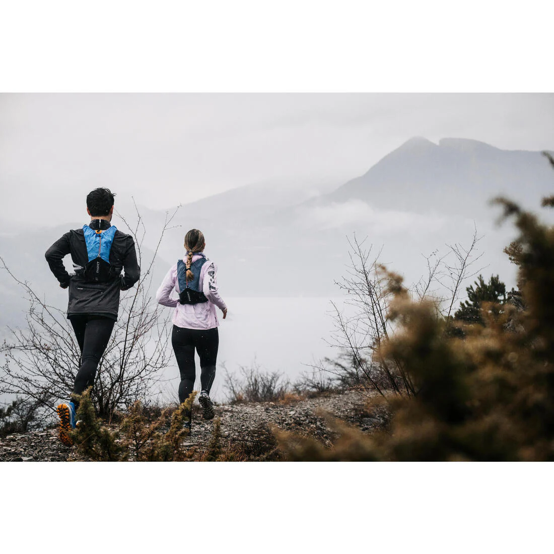 Mallas Trail Running Emboss Hombre Negro Largo - Image 13