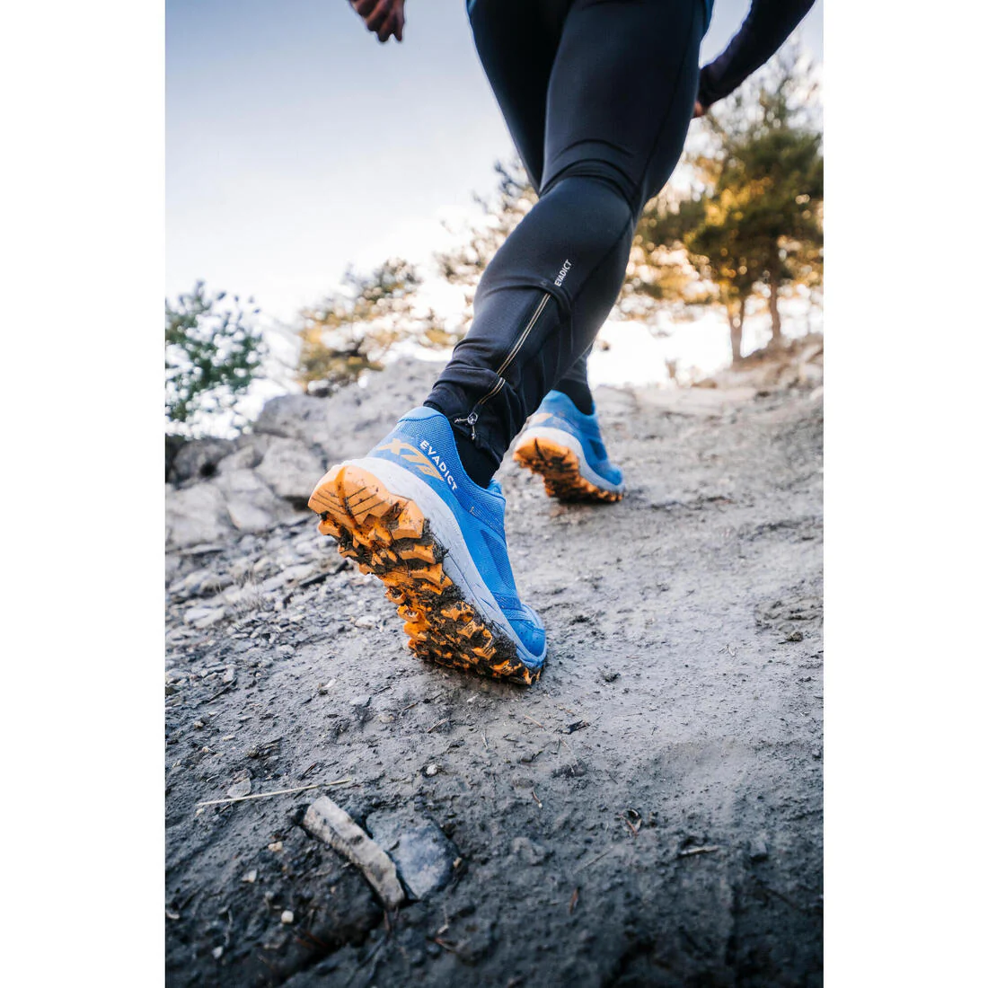 Mallas Trail Running Emboss Hombre Negro Largo - Image 14