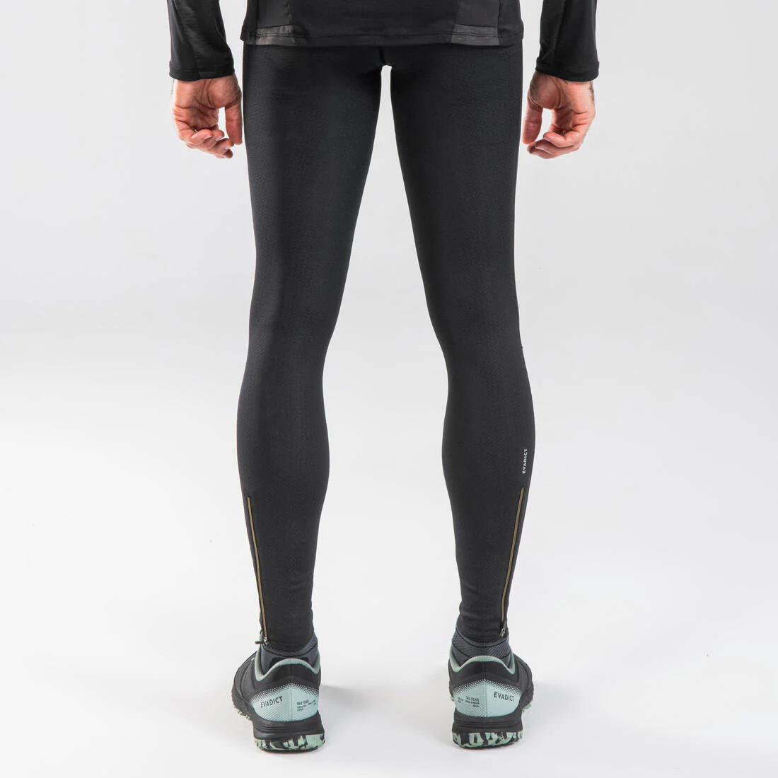 Mallas Trail Running Emboss Hombre Negro Largo - Image 2