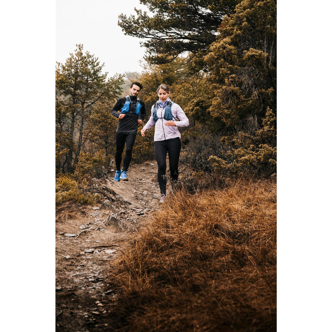 Mallas Trail Running Emboss Hombre Negro Largo - Image 20