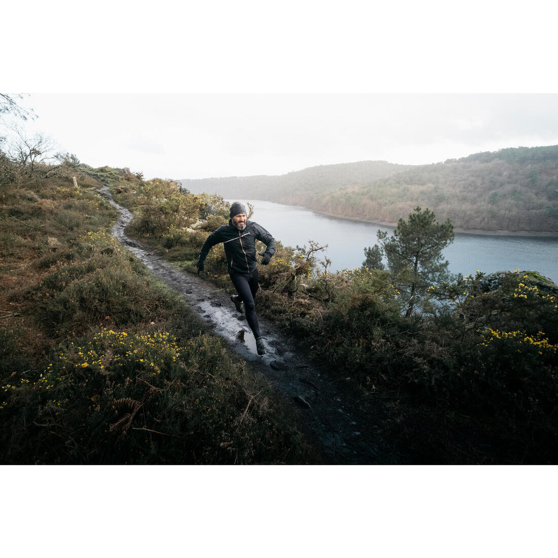 Mallas Trail Running Emboss Hombre Negro Largo - Image 22
