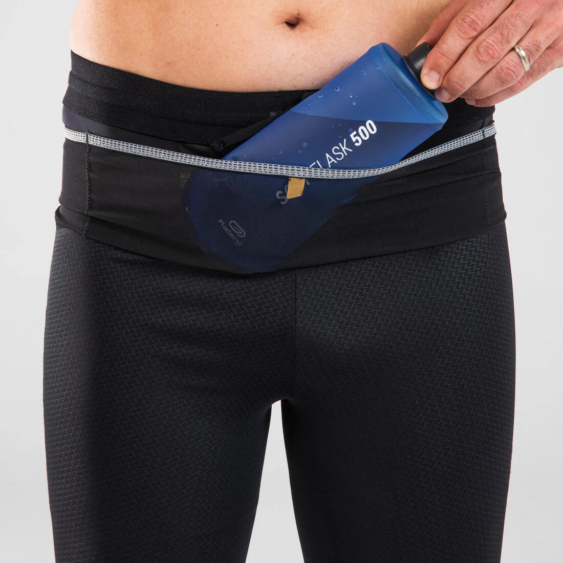 Mallas Trail Running Emboss Hombre Negro Largo - Image 6