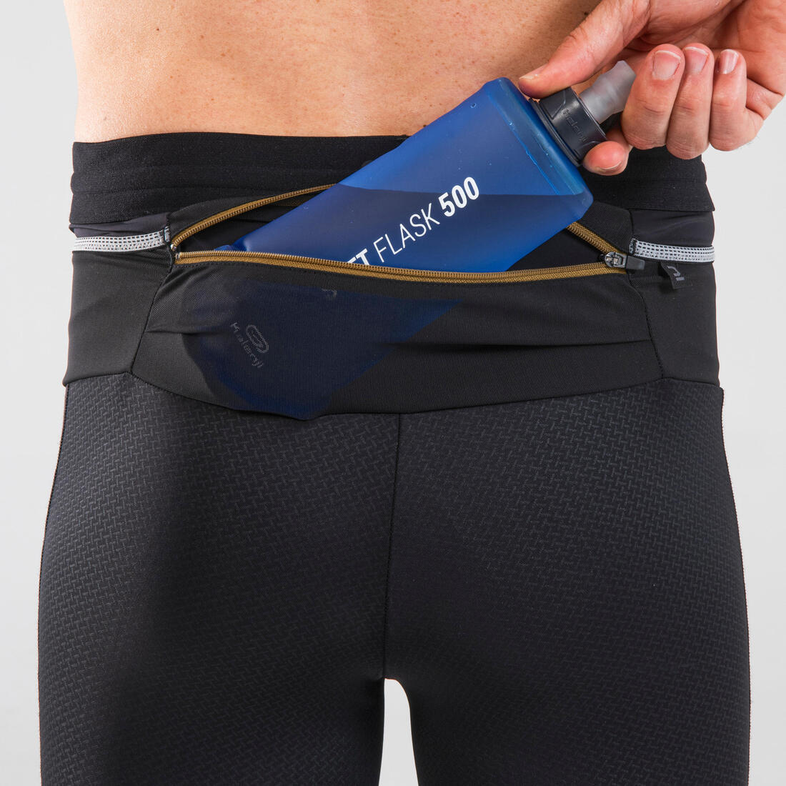 Mallas Trail Running Emboss Hombre Negro Largo - Image 8