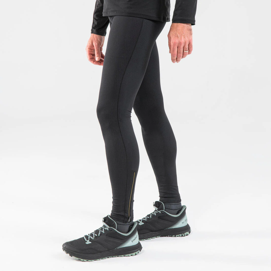 Mallas Trail Running Emboss Hombre Negro Largo - Image 9