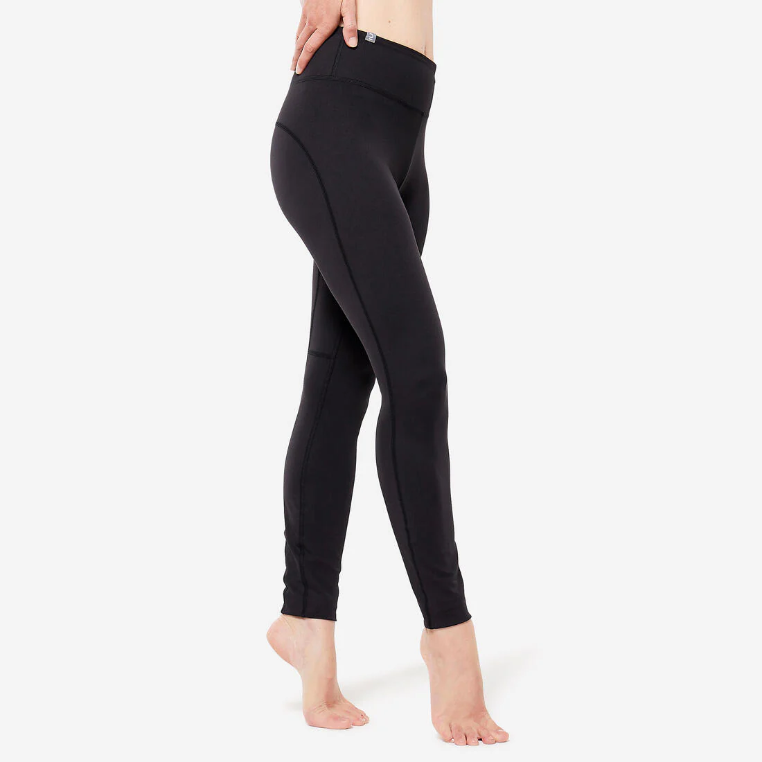 Mallas transpirables para yoga mujer, negro