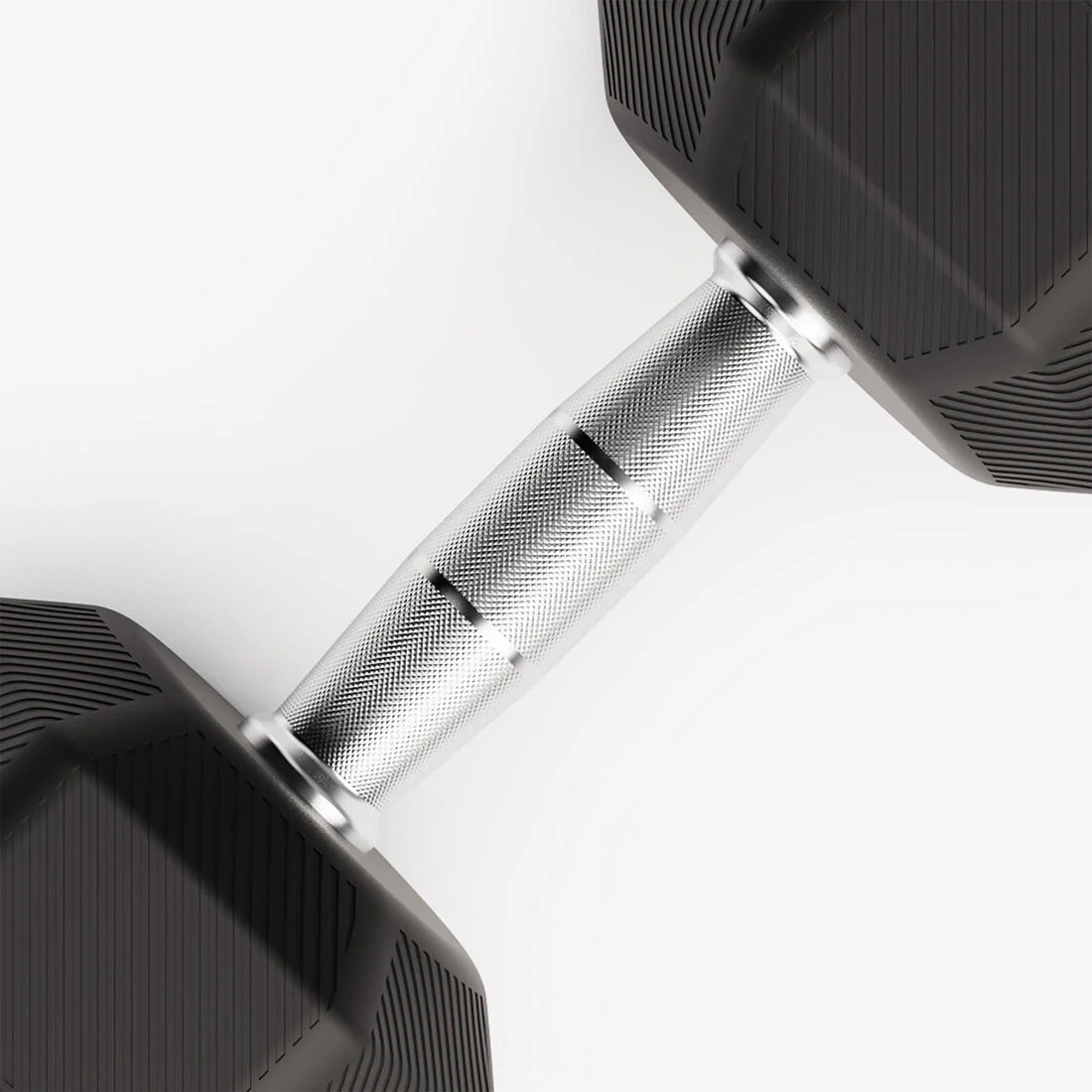 Mancuerna Crosstraining/Musculación Negro Dumbell Hexagonal 12,5 kg - Image 3