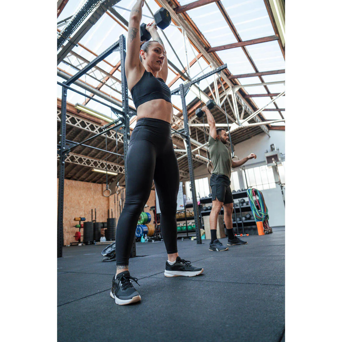 Mancuerna Crosstraining/Musculación Negro Dumbell Hexagonal 15 kg - Image 8